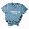 Sassenach Est 1743 Vneck Tee--Painted Lavender