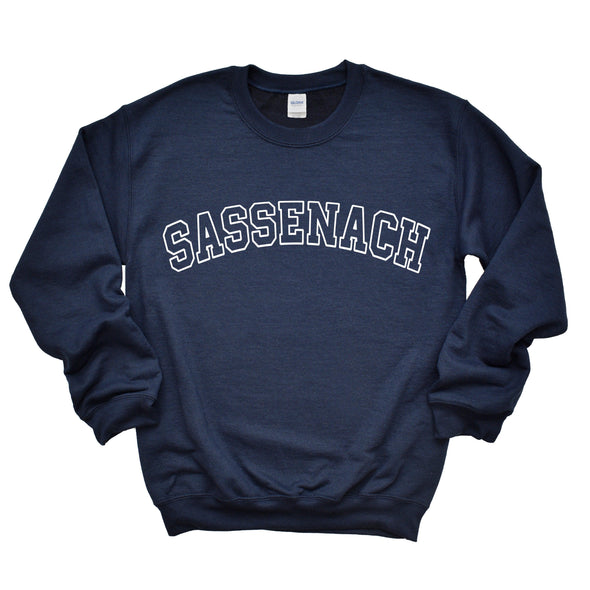 Sassenach Varsity Sweatshirt-Painted Lavender