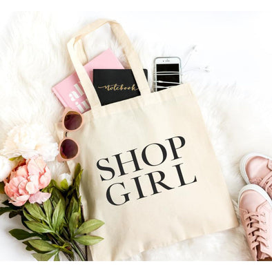 Shop Girl You've Got Mail Tote Bag--Painted Lavender