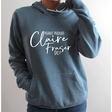 What Would Claire Fraser Do Outlander Hoodie-Painted Lavender