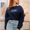 Bookish Crewneck Sweatshirt-Painted Lavender