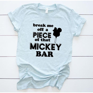 Break Me Off A Piece Of That Mickey Bar - SALE-M-Light Blue-Painted Lavender