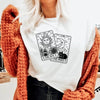Tarot Cards Tee--Painted Lavender