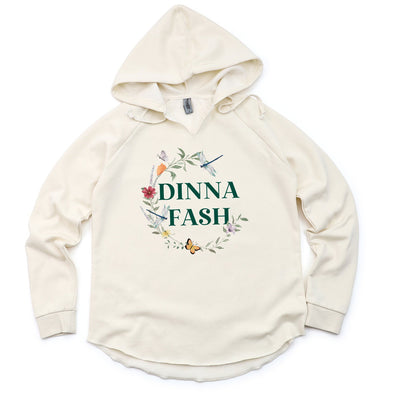 Dinna Fash Wildflower Women's Hoodie--Painted Lavender