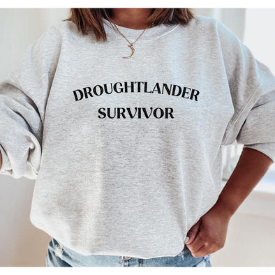 Droughtlander Survivor Sweatshirt--Painted Lavender