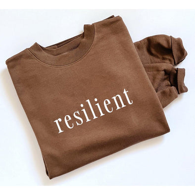 Resilient Minimal Crewneck Sweatshirt--Painted Lavender