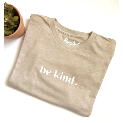 Be Kind Tee-Painted Lavender