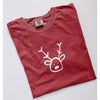 Reindeer Tshirt--Painted Lavender
