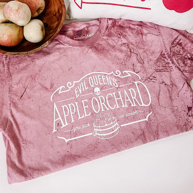 Evil Queen's Apple Orchard Tee--Painted Lavender