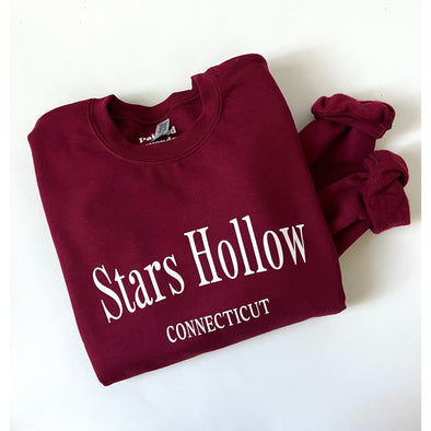 Stars Hollow Crewneck Sweatshirt--Painted Lavender