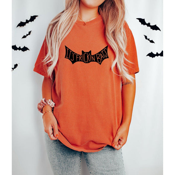 It's Frickin Bats Tee - Yam--Painted Lavender
