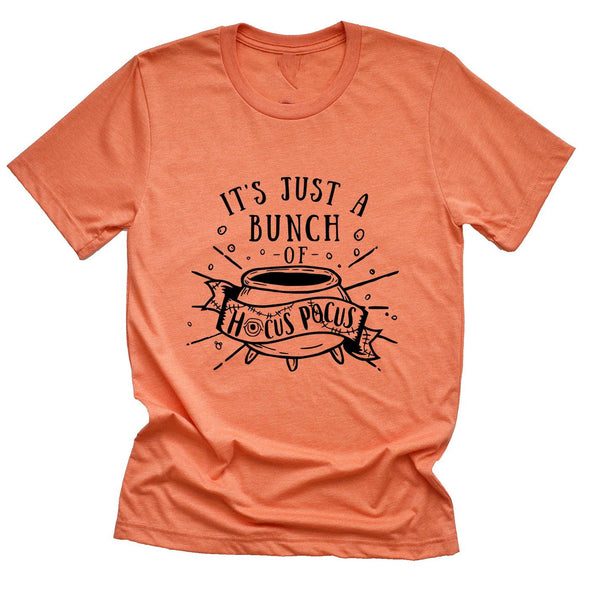 It's Just A Bunch Of Hocus Pocus Crew Neck Tee-Painted Lavender