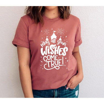 May All Your Wishes Come True Tee--Painted Lavender