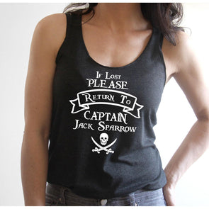 Captain Jack Sparrow Lightweight Racerback Tank-Painted Lavender