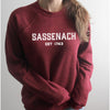 Sassenach 1743 Cranberry Collegiate Sweatshirt--Painted Lavender