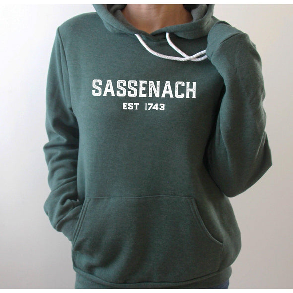 Sassenach Collegiate Outlander Hoodie--Painted Lavender