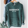 Sassenach Collegiate Outlander Hoodie-Painted Lavender