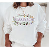 Sassenach Meadow Crewneck Sweatshirt-Painted Lavender
