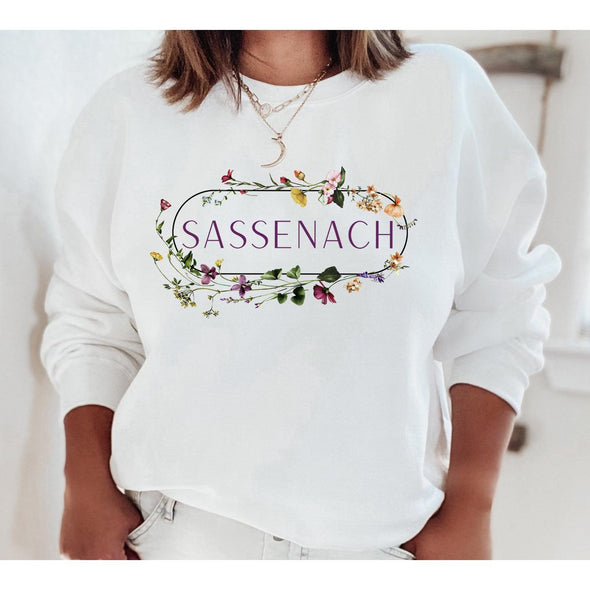 Sassenach Meadow Crewneck Sweatshirt-Painted Lavender