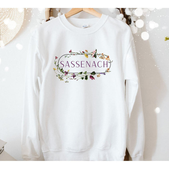 Sassenach Meadow Crewneck Sweatshirt-Painted Lavender