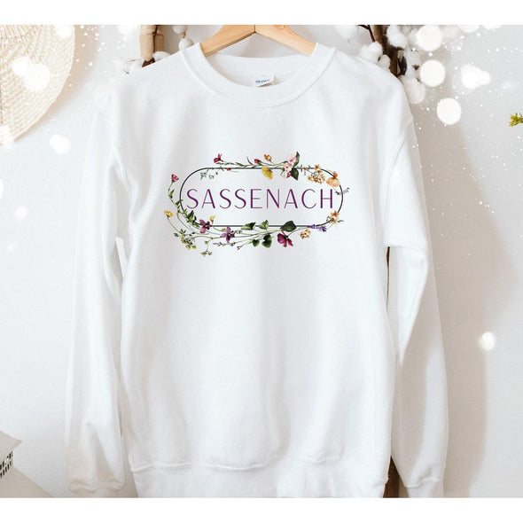 Sassenach Meadow Crewneck Sweatshirt--Painted Lavender