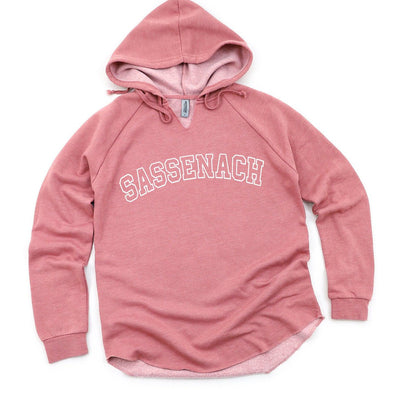 Sassenach Varsity Women's Outlander Hoodie--Painted Lavender