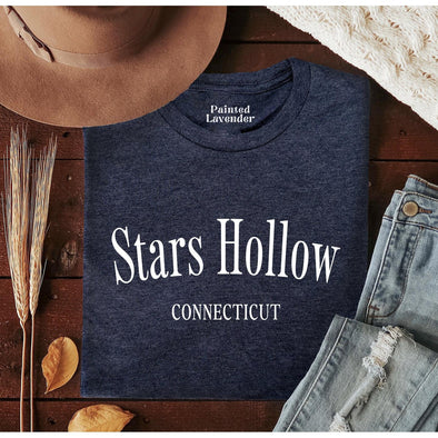 Stars Hollow Tshirt-T-Shirt-Painted Lavender