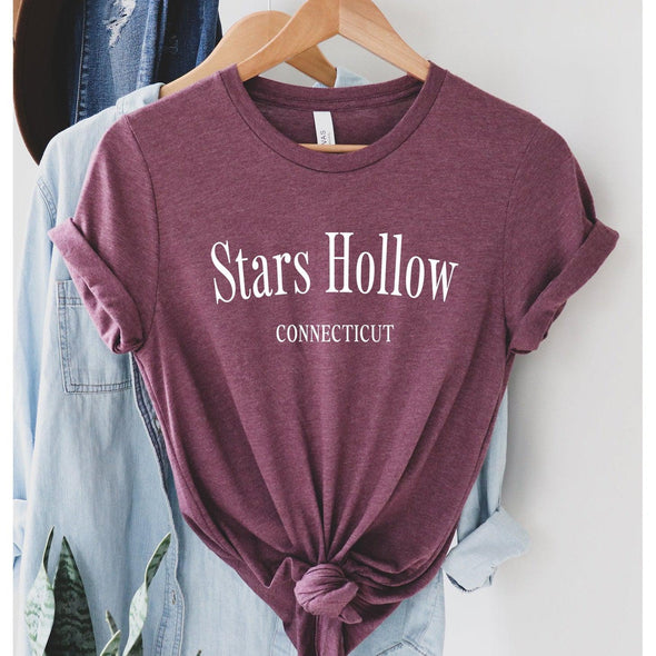 Stars Hollow Tshirt-T-Shirt-Painted Lavender