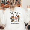 Take Care Crewneck Sweatshirt--Painted Lavender