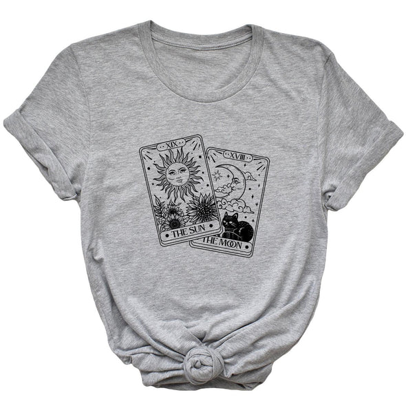 Tarot Cards Tee--Painted Lavender