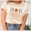 Wildflower Moon Phase Tee--Painted Lavender