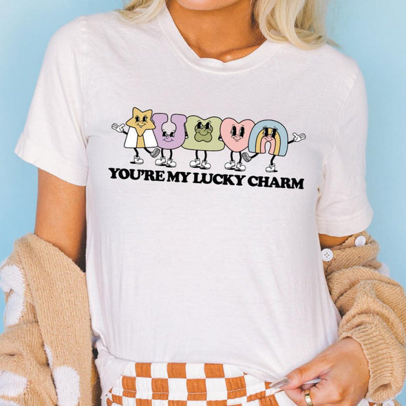 You're My Lucky Charm Tee--Painted Lavender